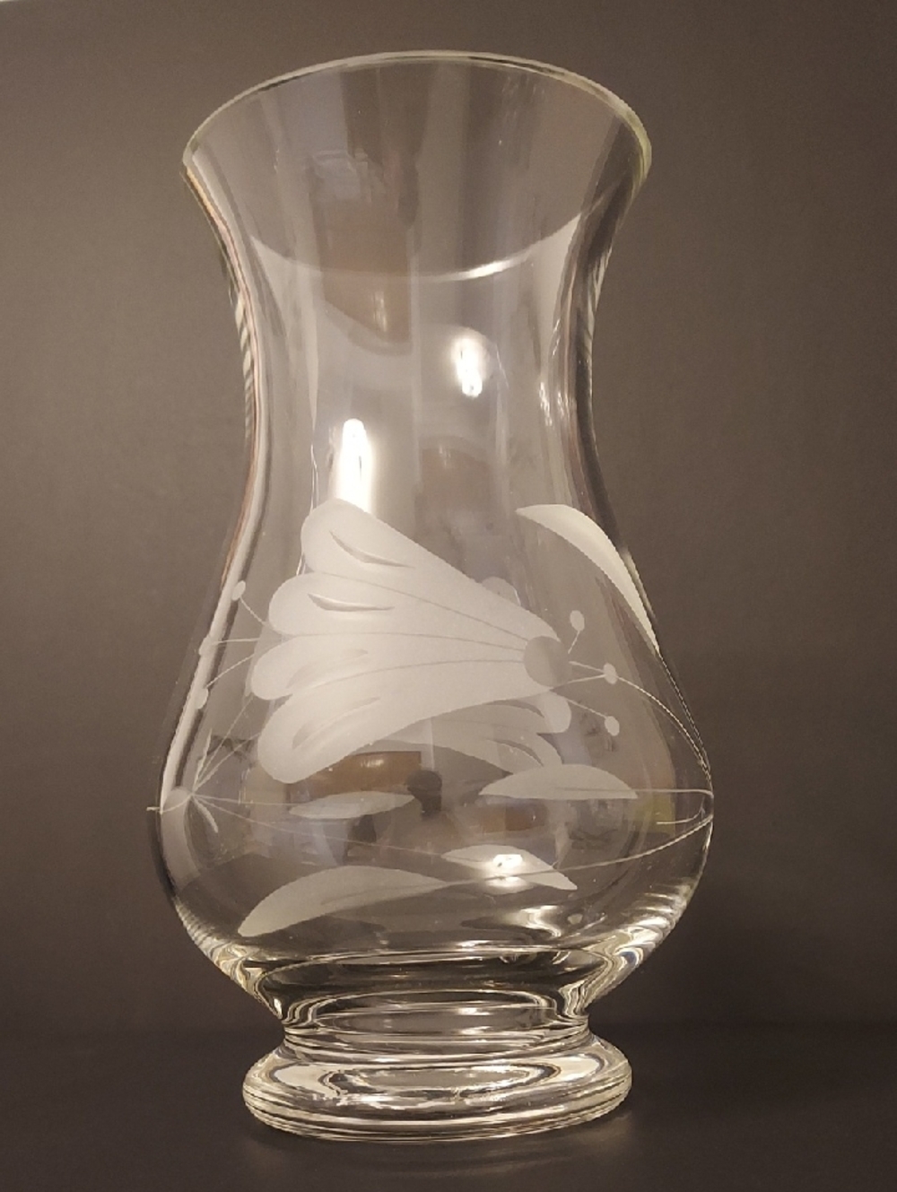 Lord Carlton 8" Vintage Crystal Vase Clear Handmade In Turkey